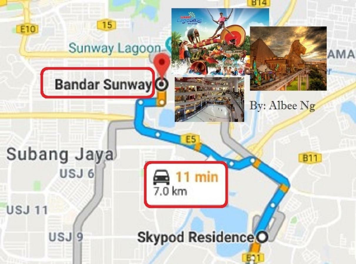 Puchong Skypod Residence, High Floor Balcony Unit, Walking Distance To Ioi Mall, 10Min Drive To Sunway Luaran gambar